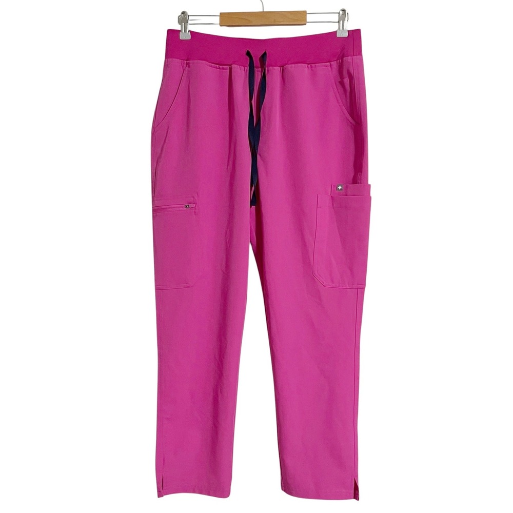 Yola Skinny Scrub Pants in Electric Orchid Size Large Petite W22SW2013P